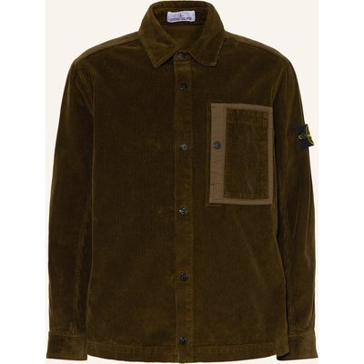 Stone Island Cordhemd Comfort Fit braun