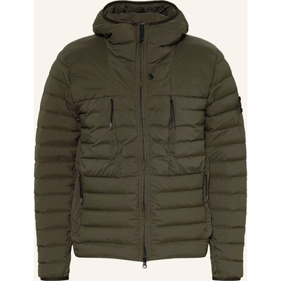 Stone Island Lightweight-Daunenjacke braun