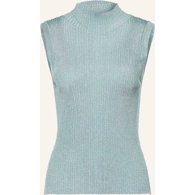 Mos Mosh Stricktop Mmimanja Mit Glitzergarn blau