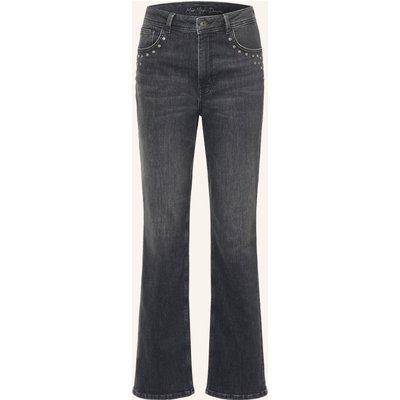 Mos Mosh Straight Jeans Mmrachel Mit Nieten grau