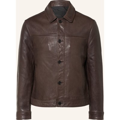 Allsaints Lederjacke Nates braun