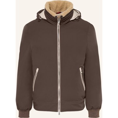 Brunello Cucinelli Daunenjacke braun