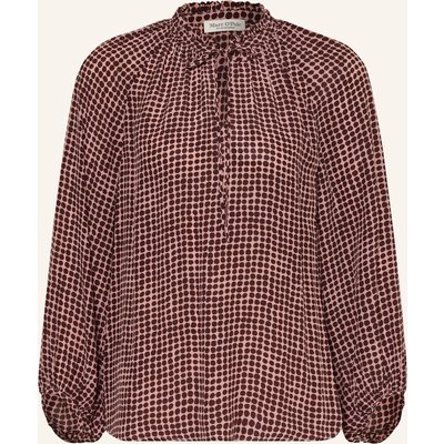 Marc O'polo Blusenshirt Mit Rüschen rot