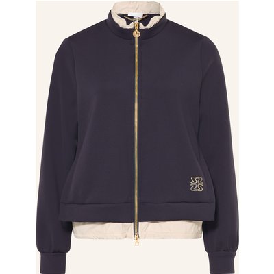 Sportalm Sweatjacke Mit Glitzergarn blau