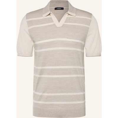 Reiss Strick-Poloshirt Miles Aus Merinowolle beige