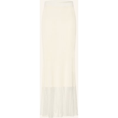 Claudie Pierlot Strickrock Mit Plissees weiss