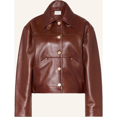 Claudie Pierlot Lederjacke braun