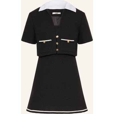 Maje Set: Jacke Und Kleid schwarz