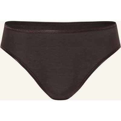 Hanro Slip Cotton Seamless braun