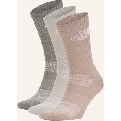 The North Face 3er-Pack Sportsocken Multi Sport Cush Crew beige
