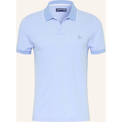 Vilebrequin Piqué-Poloshirt Palatin blau