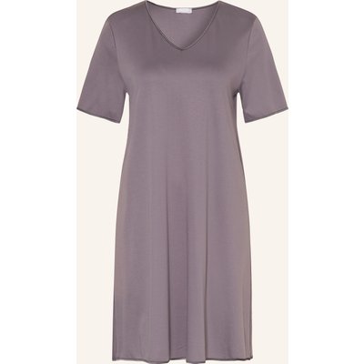 Hanro Nachthemd Cotton Silk grau
