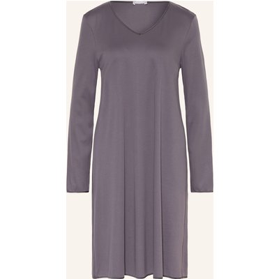 Hanro Nachthemd Cotton Silk grau