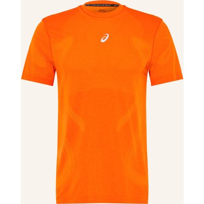 Asics Laufshirt Road Seamless Ss orange