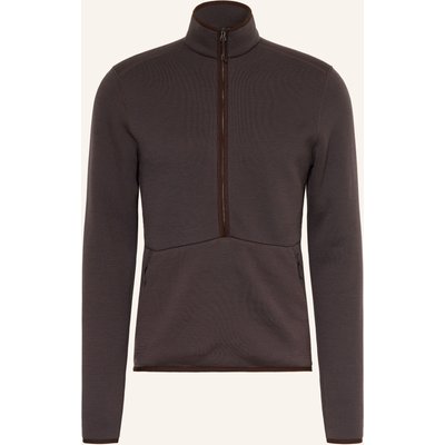 Odlo Midlayer Wool Aus Merinowolle braun