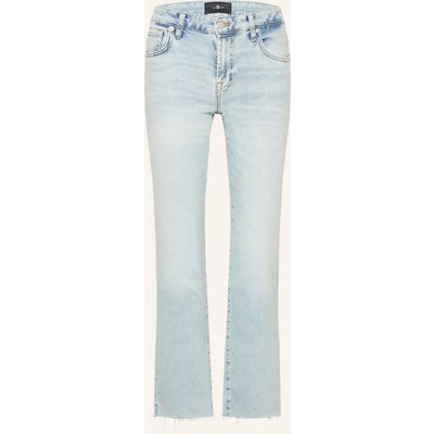 7 For All Mankind Straight Jeans Calie Straight Ankle blau