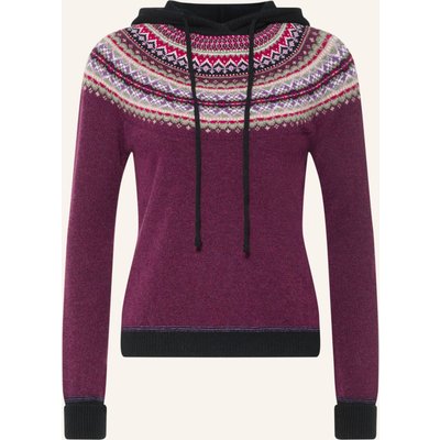 Eribé Strick-Hoodie Alpine rot