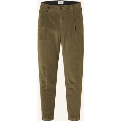 Drykorn Anzughose Chasy Slim Fit Aus Cord gruen