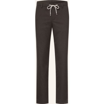 Alberto Chino Jump Im Jogging-Stil Slim Fit braun