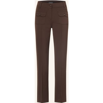 Cambio Bootcut-Hose Farah braun