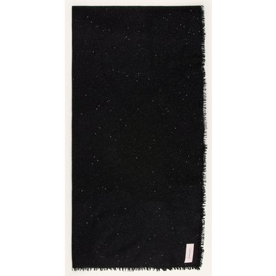 Purschoen Cashmere-Schal Mit Pailletten schwarz