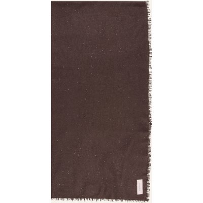 Purschoen Cashmere-Schal Mit Pailletten braun