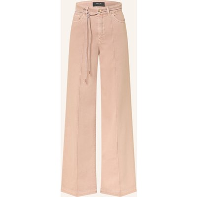 Marc Cain Wide Leg Jeans Warri Mit Schmucksteinen rosa