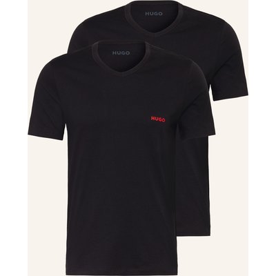 Hugo 3er-Pack V-Shirts schwarz