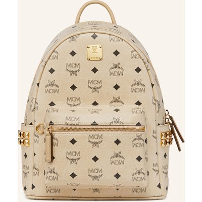 Mcm Rucksack Stark Small Mit Nieten beige