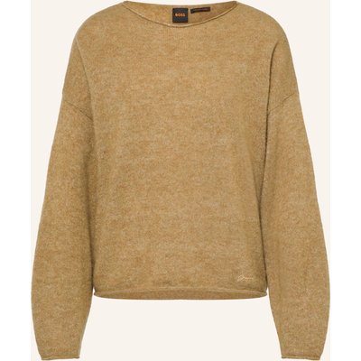 Boss Pullover Folletto Mit Alpaka gruen