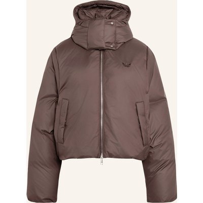 Adidas Originals Daunenjacke Hooded Padded Mit Abnehmbarer Kapuze braun
