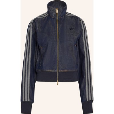 Adidas Originals Jeansjacke Firebird Denim Mit Galonstreifen blau