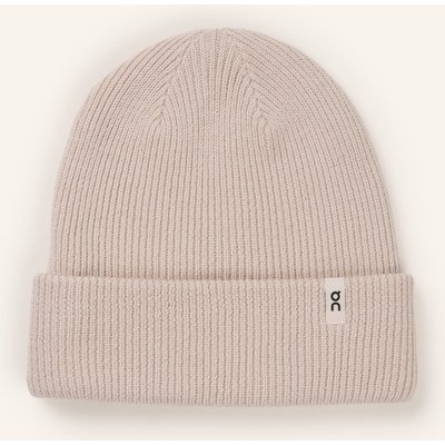 On Mütze Aus Merinowolle beige