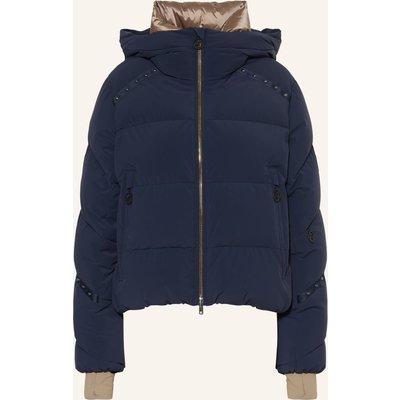 Toni Sailer Skijacke Swalina Mit Schmucksteinen blau