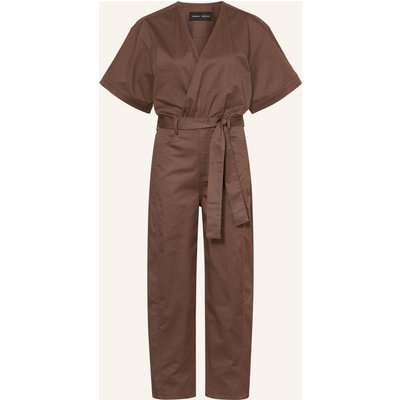 Inwear Jumpsuit Gabbyiw In Wickeloptik braun