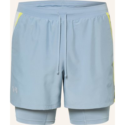 Under Armour 2-In-1-Laufshorts Ua Launch blau