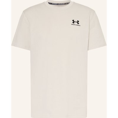 Under Armour T-Shirt Ua Heavyweight weiss