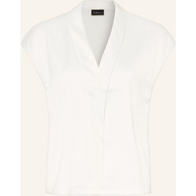 S.Oliver Black Label T-Shirt Im Materialmix weiss