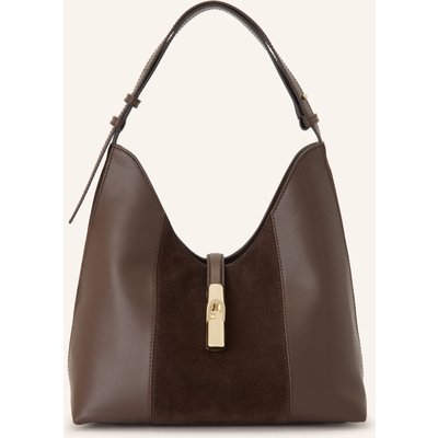 Furla Beuteltasche Goccia Medium braun