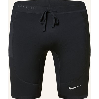 Nike 2-In-1-Laufshorts Stride schwarz
