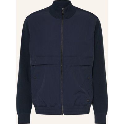 Boss Blouson Kobello Im Materialmix blau