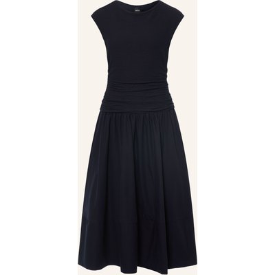 Boss Kleid Estruci Im Materialmix blau
