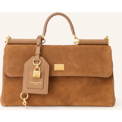 Dolce & Gabbana Handtasche My Sicily Medium braun