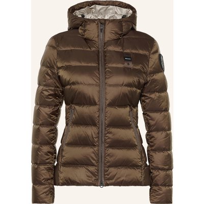 Blauer Lightweight-Daunenjacke Charme braun