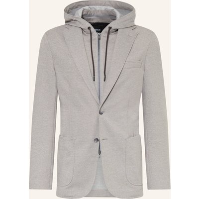 Boss Sakko Hanry Slim Fit Mit Herausnehmbarer Blende grau