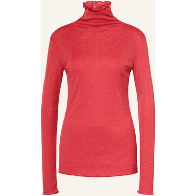 Jeanne Baret Rollkragenshirt Navarino rot