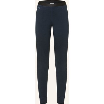 Odlo Funktionswäsche-Hose Merino 200 80th Anniversay Years Aus Merinowolle blau