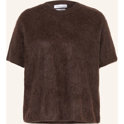 Mrs & Hugs Strickshirt Aus Cashmere braun