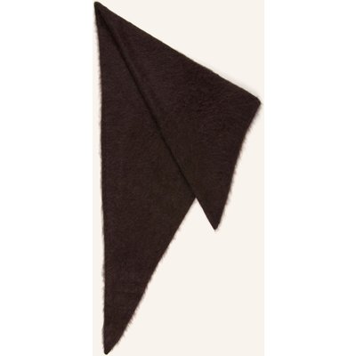 Mrs & Hugs Dreieckstuch Aus Cashmere braun