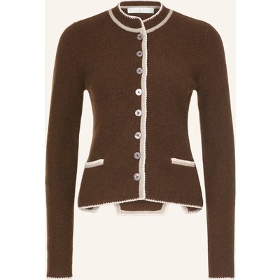 Johann & Johanna Strickjacke Mit Cashmere braun